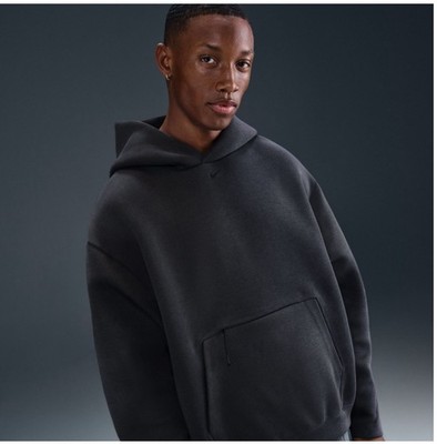 Nike Men s Oversized Tech Fleece Hoodie Gray HV6535 (M)