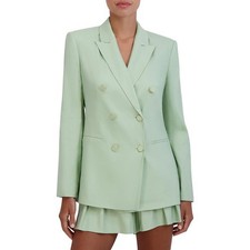 BCBGMAXAZRIA Blazer Jacket Size S Mint Green ...