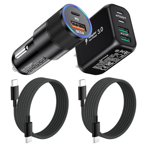 38W Fast USB C Car Charger for iPhone 15 16 Pro Max Dual Port Power Adapter-image