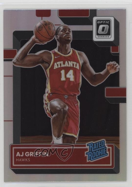 2022-23 Panini Donruss Optic Rated Rookie Holo Prizm AJ Griffin #204 6o3