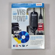 ROXIO Easy VHS to DVD 3 - Convert Old Home Movies, VHS, Tapes To DVD NEW SEALED