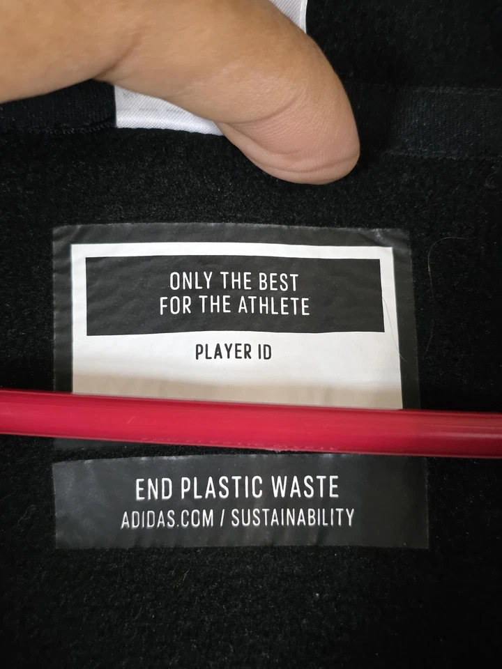 Louisville Cardinals Jacket Mens Medium Black NCAA Basketball Adidas AEROREADY - Image 4 of 4