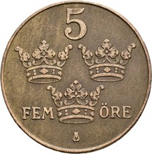 Schweden, 5 &Ouml;re, 1941