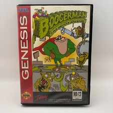 Boogerman A Pick and Flick Adventure Sega Genesis , 1994) NO MANUAL