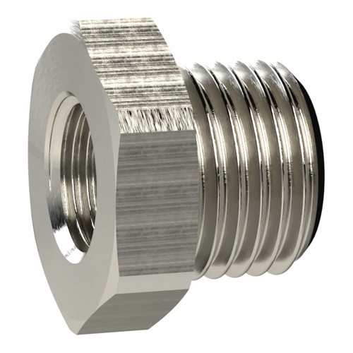 Riegler Reduziernippel kurz G 1 1/2 a. G 3/4 i. SW 55 Messing vern.