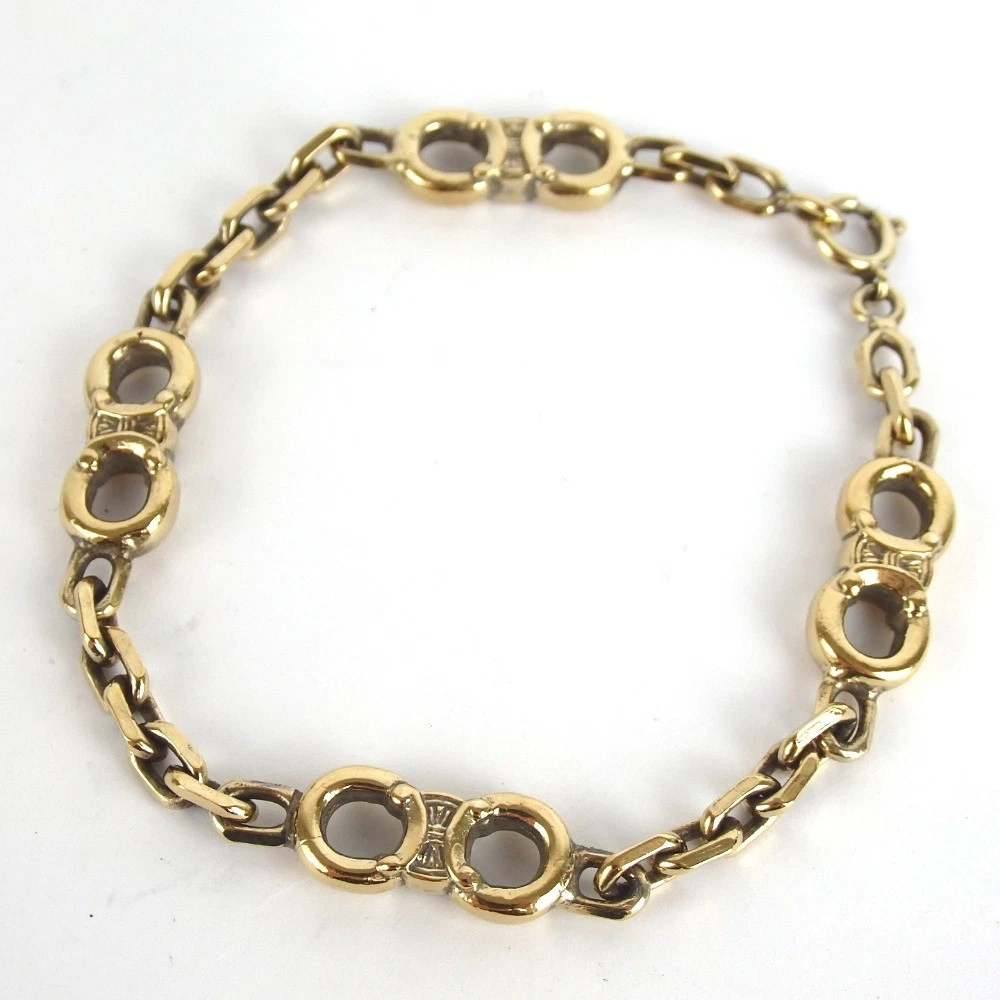 専用 CELINE セリーヌ two tone bracelet Celine Bracelet for sale - eBay
