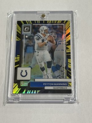2022 Donruss Optic Peyton Manning Electricity #/65 Colts