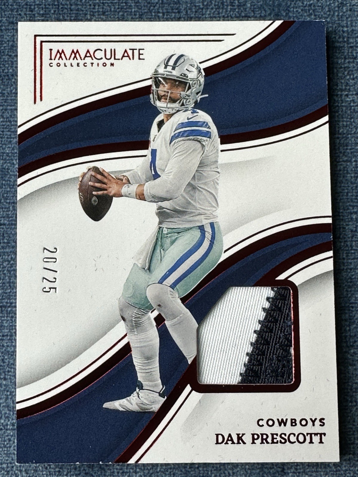 2023 Immaculate patch Dak Prescott /25 Dallas Cowboys