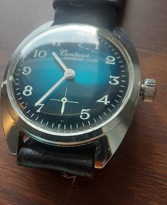 Vintage 60s Centaur Handaufzug  Cupillard 233-60   Degradé Dial   Breguet    Uhr