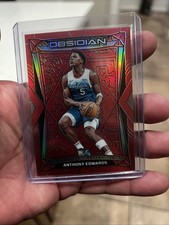 Anthony Edwards 2023-24 Obsidian Electric Etch Pink Pulsar SSP #168 Timberwolves