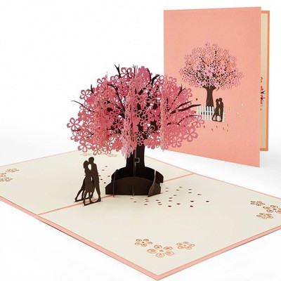 Pop Up 3D Karte, Valentinstag Karte, Hochzeitstagskarte, Mar Karte...