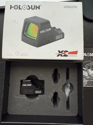 HOLOSUN HS507K X2 Open Reflex Sight - Red Reticle