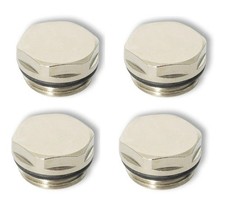 Radiator Blank Plug 1/2" BSP – Heating System End Cap / Blanking Plug 4 Pcs