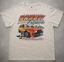 Vw Volkswagen Rabbit Extreme Racing Equipment Graphic Tee Shirt Medium