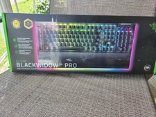 Razer BlackWidow V4 Pro Wired Mechanical Keyboard Yellow Switches  RZ03-0468