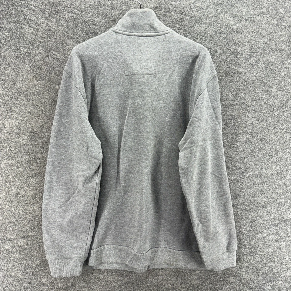 Chaqueta Arrow Hombre 2XL Gris Manga Larga Cuello Alto Cremallera Algodón Calce Regular Sólido Foto 2 de 4