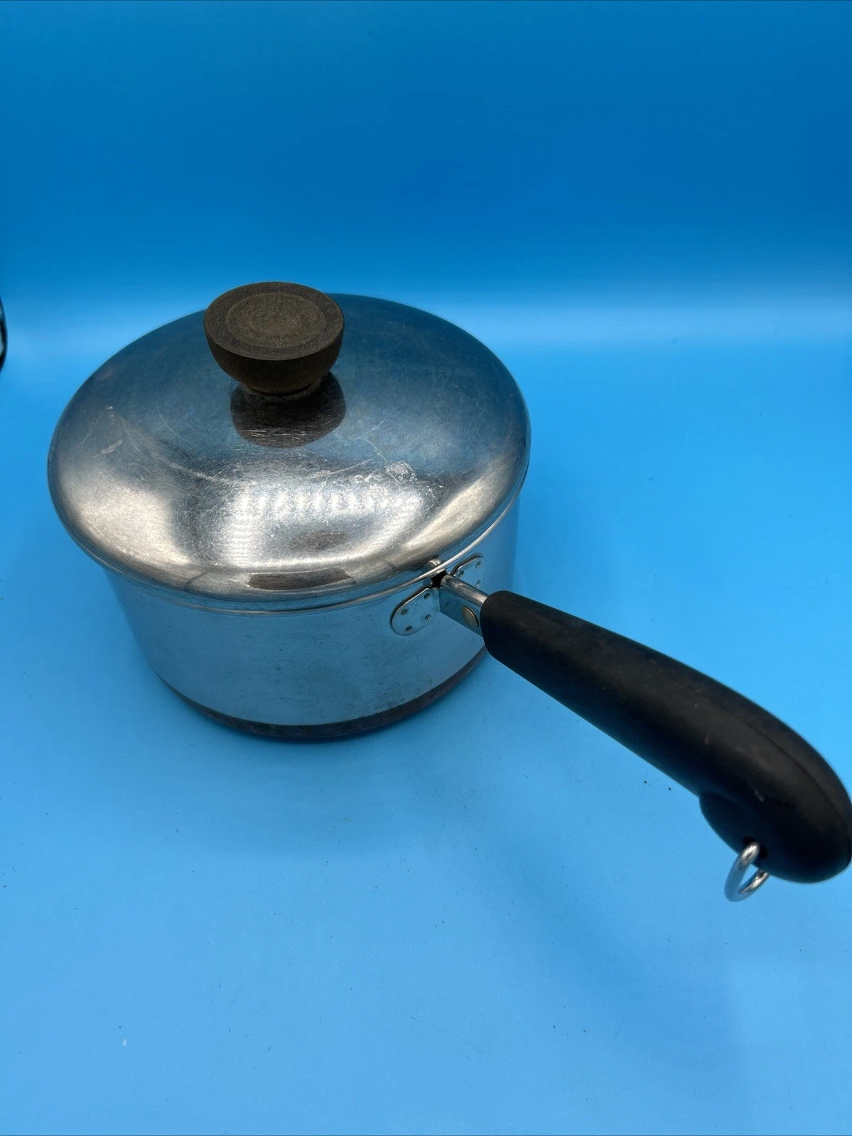 Revere Ware 1 1/2 Quart Sauce Pan Pot Lid Vintage