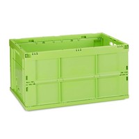Klappbox Faltbox Aufbewahrungskiste Stapelbar 60 L Transportbox GrüN Klappkiste