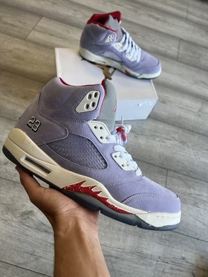 Size 10 Air Jordan 5 Retro High Blue Trophy Room CI1899-400