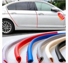5m Car-door Edge Guard Protector U-type Rubber Trim Scratch Protection Moulding