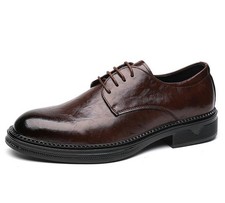 Mens Round Toe Lace Up Oxfords Dress Work Party Casual Formal Outdoor Shoes Size