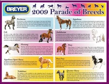 #1274  BREYER PARADE OF BREEDS JCP SET 2009  NIB NEVER UNWRAPPED