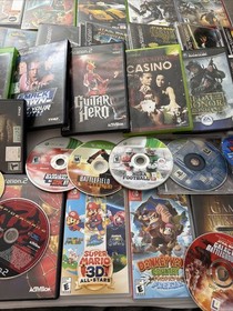 vintage Video Game Lot 53 CIB + 26 Games Switch Ps2 Ps1 Xbox Ps3 Wii 80+ Games!