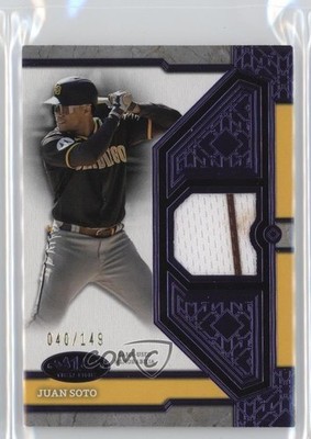 2024 Topps Tier One Tier One Relics Purple Foil 40/149 Juan Soto #T1R-JS 1ln4