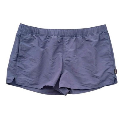 Patagonia Barely Baggies Shorts Women's XL Current Blue 2'' Outdoor Hiking 