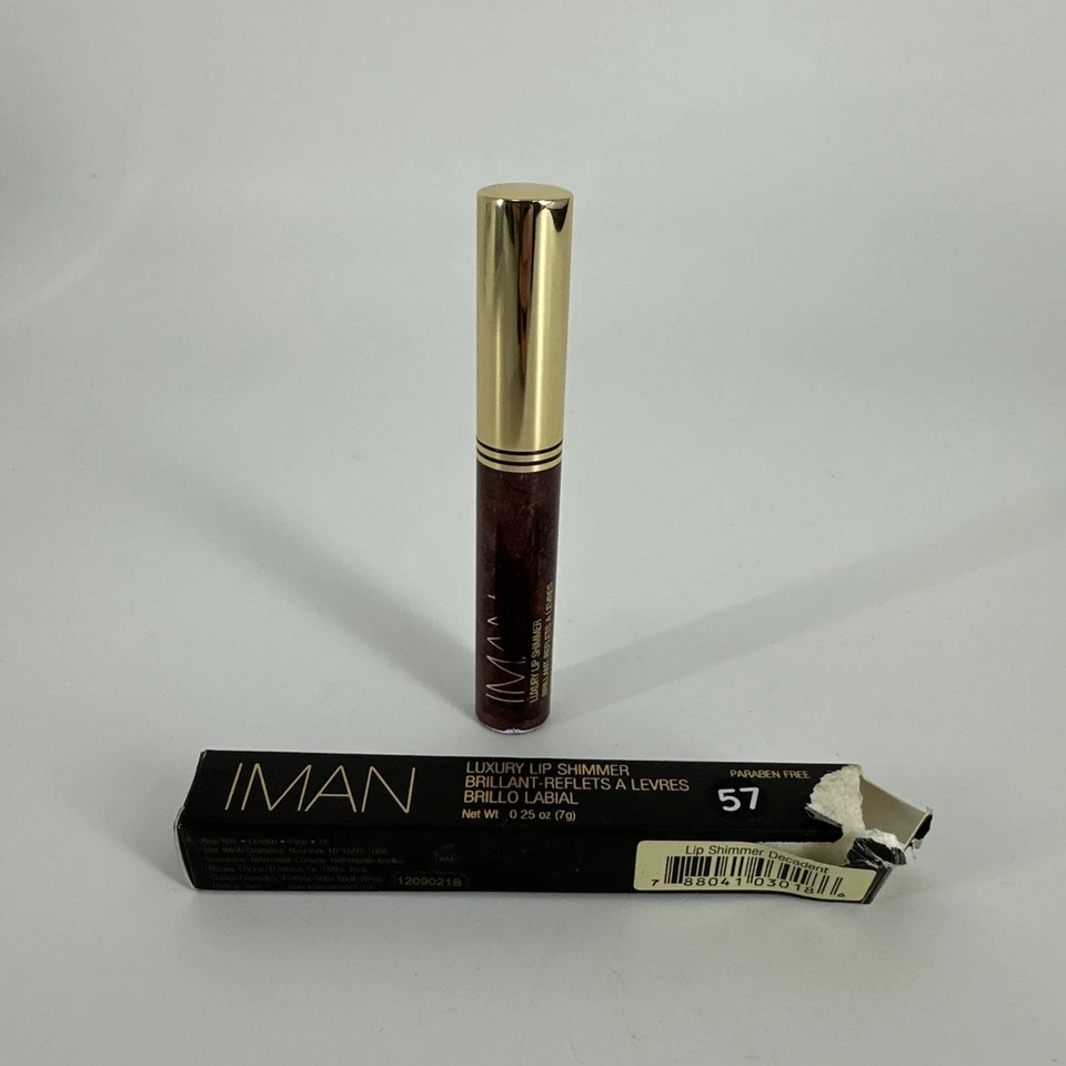 Brillo de labios de lujo IMAN Paragon Free 0,25 oz tono decadente NUEVO Foto 4 de 4