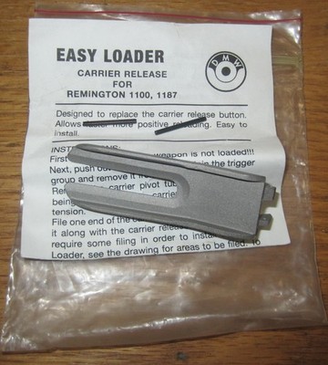 Daves Metal Works Easy Loader Carrier Release for Remington 1100 1187