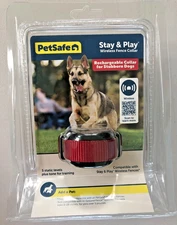 NEW Petsafe Stay & Play Wireless Fence Rechargeable Collar RB-PIF00-13672