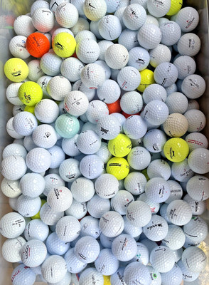 100 x gemischte Marken Golfbälle - Noten neuwertig + A + B + Übung