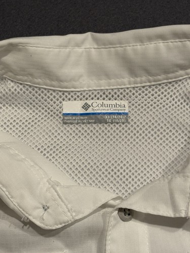 Columbia PFG Fishing Shirt Mens XL Performance Vented UPF 100% Polyester - Picture 2 of 8