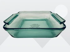 Anchor Ovenware #1035 Green 8"x8"x2.25" Square Baking Dish 2 qt Capacity