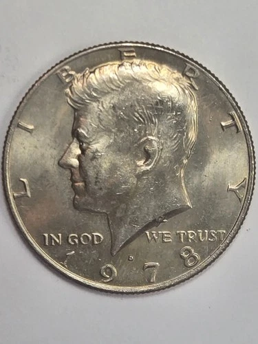 1978 Kennedy Half Dollar Denver Mint AU Condition Collector Coin