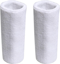 Sweatbands Sports Wristbands for Men and Women - 6 Inch Elastic Athletic Wrist B