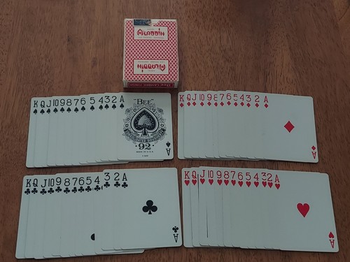 Vintage 1977 Aladdin Hotel Casino Las Vegas Playing Cards Red Deck