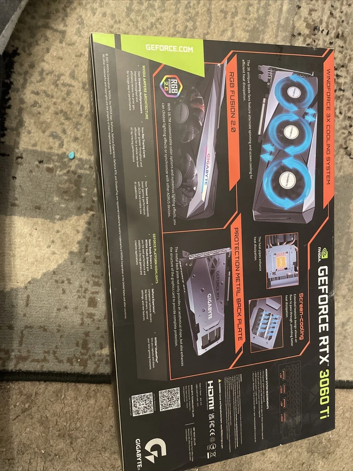 GIGABYTE GeForce RTX 3060 Ti VISION OC 8GB GDDR6 Graphics Card - Image 4 of 4