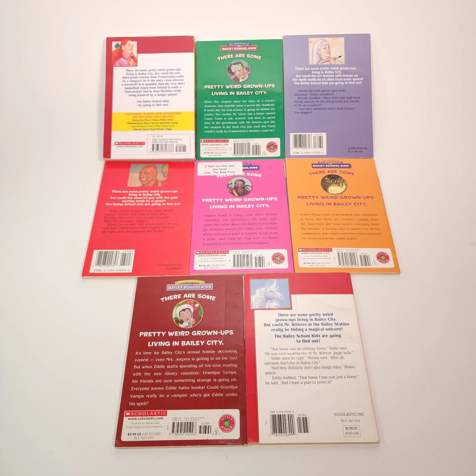 Adventures of The Bailey School Kids Chapter Books Dadey Jones PB Lot of 11 RL3 Foto 2 de 4