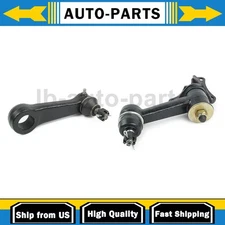 Front Steering Idler Arm,Steering Pitman Arm 2x Fits 1989 Dodge Raider 3.0L