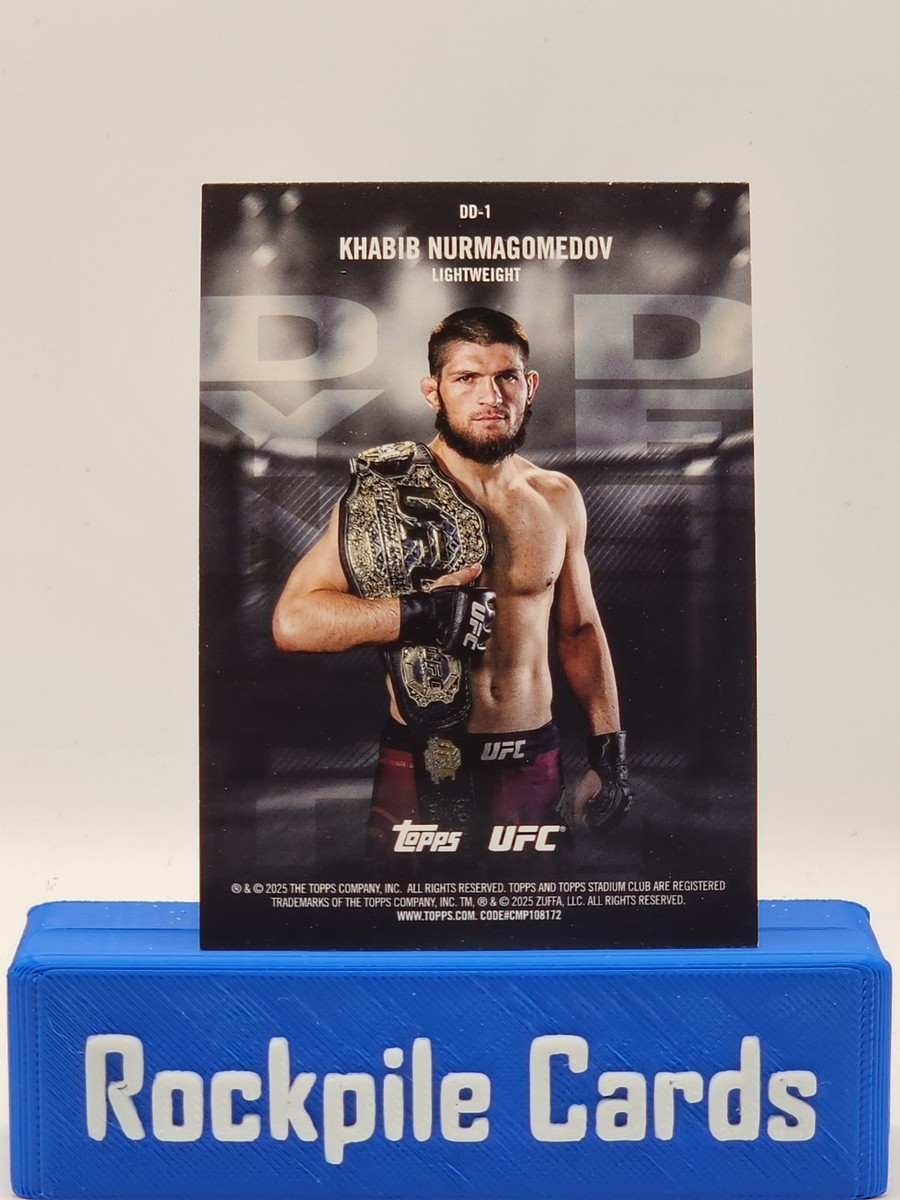 UFC Topps ハビブ・ヌルマゴメドフ　ダイヤモンドリフラクターカード 2025 Topps Stadium Club UFC - Dynasty and Destiny Khabib