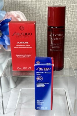SET OF 3 Shiseido Skincare 