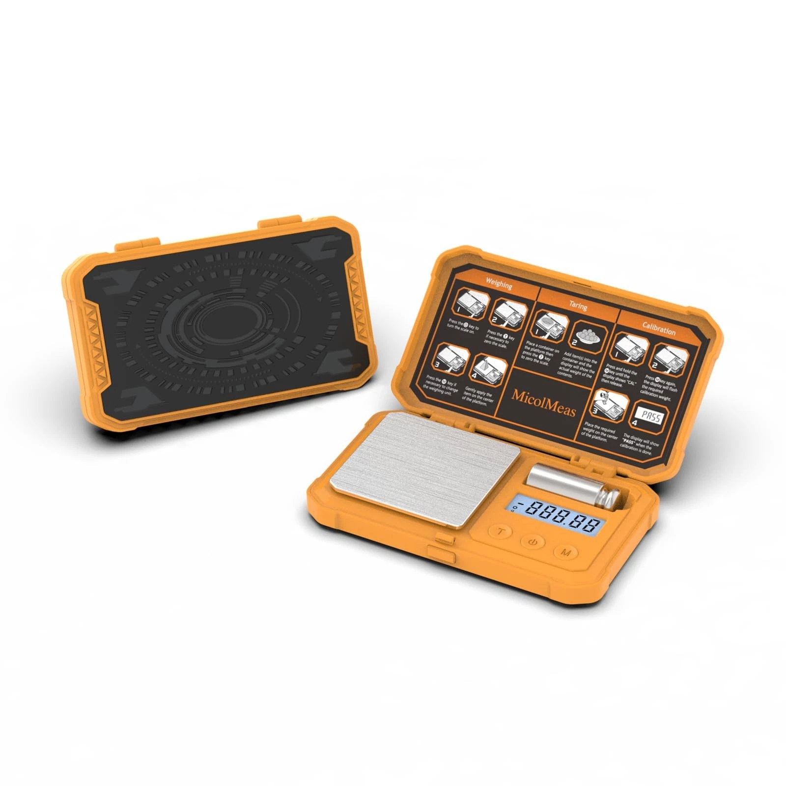 Digital Gram Scale with 200 x 0.01g Accuracy, Precision Pocket Scale with 50g...
