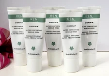 5 pk REN EVERCALM ULTRA COMFORTING RESCUE MASK 10 ML / 0.34 FL OZ MINI SEALED