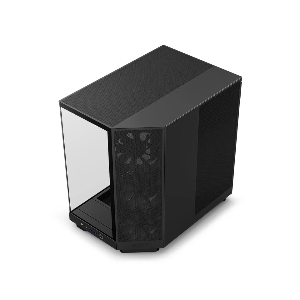 NZXT H6 Air Flow Midi Tower Mini-ITX | Micro-ATX | ATX  Black PC Case - Image 3 of 4