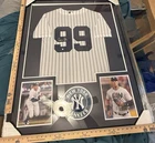 Aaron Judge Signed MLB NY Yankees Jersey Prof Matted & Framed W/Steiner COA