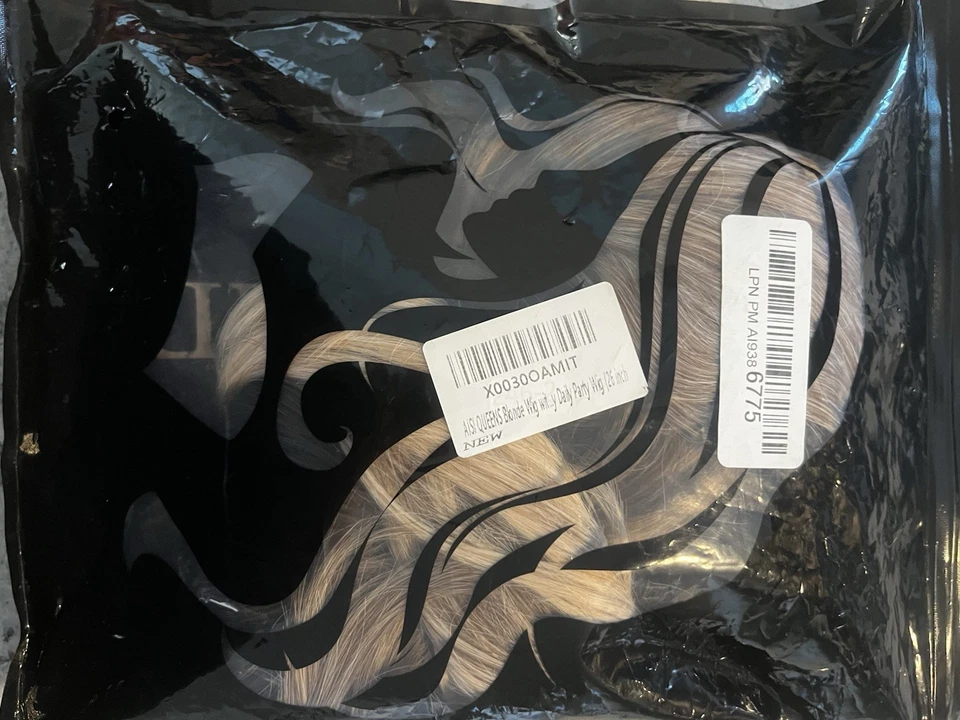 Парик из натуральных человеческих волос русалки 22 дюйма - Изображение 4 из 4