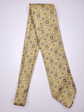 Covington Mens Formal Necktie 58"Lx3.5"W Gold Neck Tie