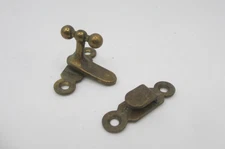 Vintage Brass Latch Lock Old Catch Keep Cabinet Cupboard Shed